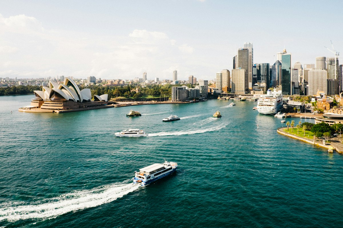 Sydney Harbour with the Opera House, Australia